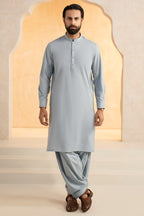 Slub Textured Shalwar Kameez - 9005