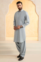 Slub Textured Shalwar Kameez - 9006
