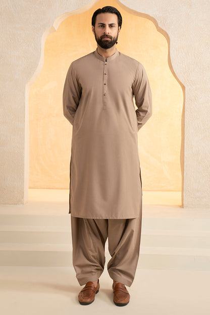 Slub Textured Shalwar Kameez - 9009