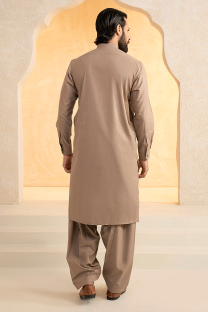 Slub Textured Shalwar Kameez - 9009