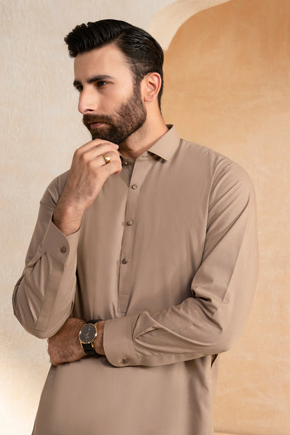 Slub Textured Shalwar Kameez - 9010