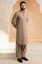 Slub Textured Shalwar Kameez - 9010