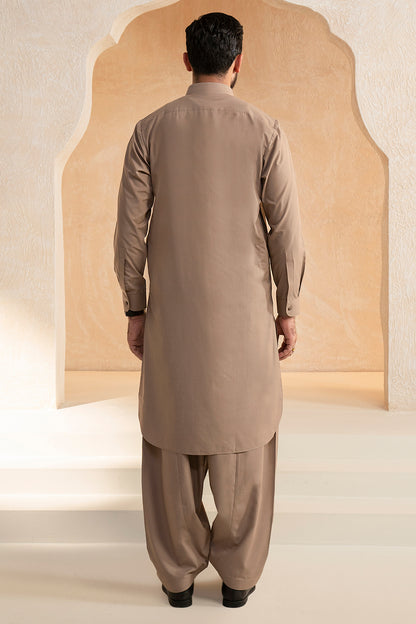 Slub Textured Shalwar Kameez - 9010