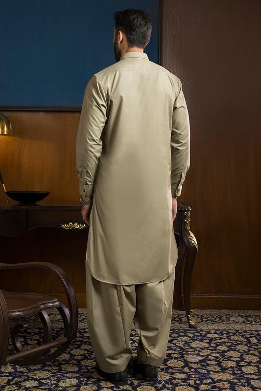 Slub Textured Shalwar Kameez - 9118