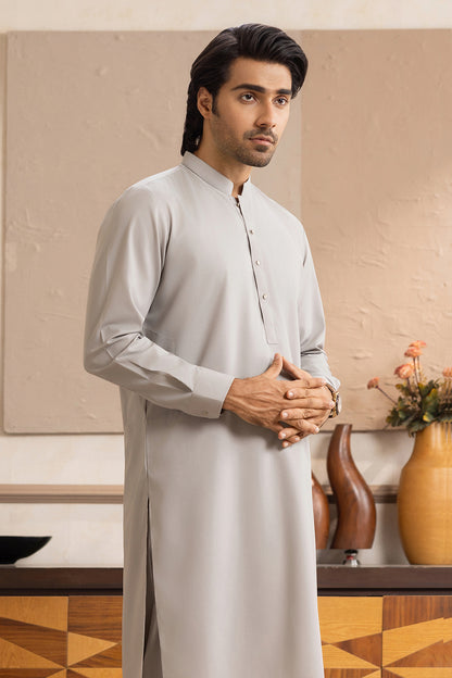 Slub Textured Shalwar Kameez - 6004