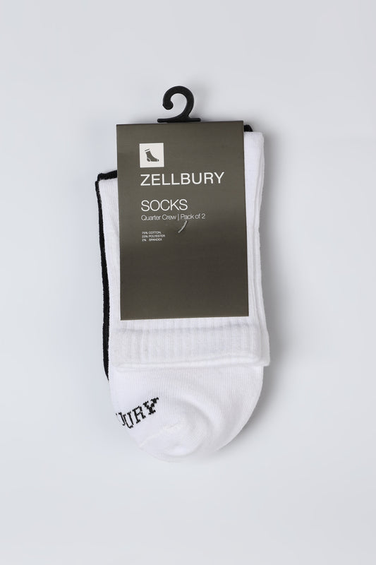 Quarter Crew Socks (Pack of 2)