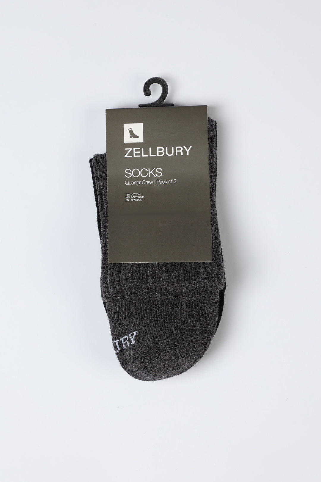 Quarter Crew Socks (Pack of 2)