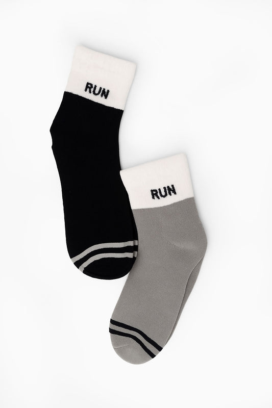 Quarter Crew Socks - C023