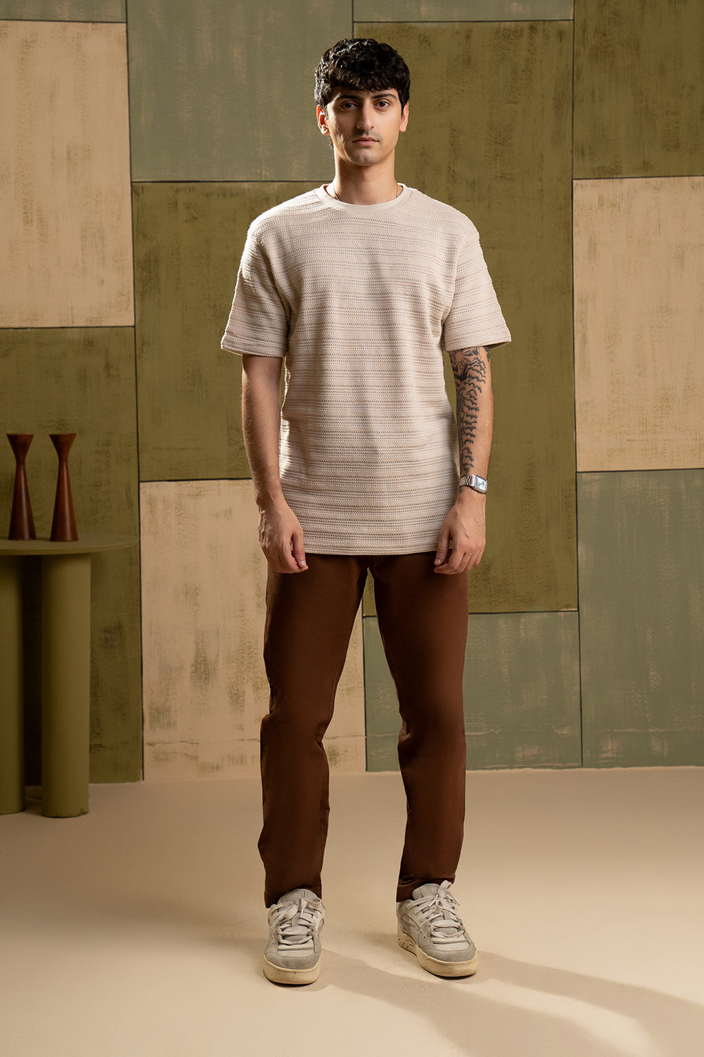 Textured T-Shirt - 5001