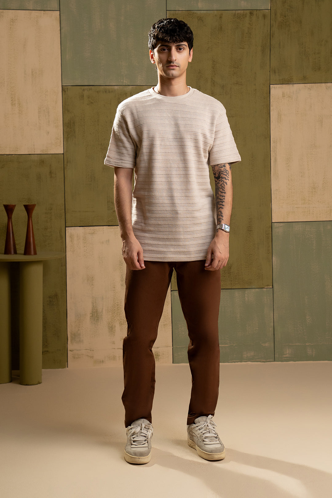 Textured T-Shirt - 5001