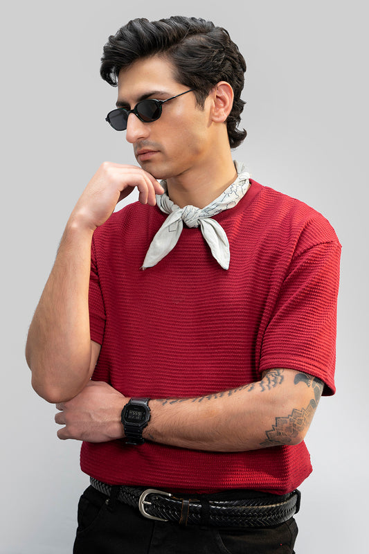 Textured T-Shirt - 5001