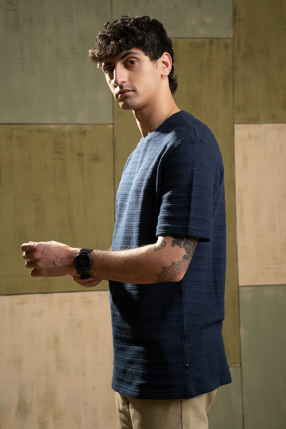Textured T-Shirt - 5002