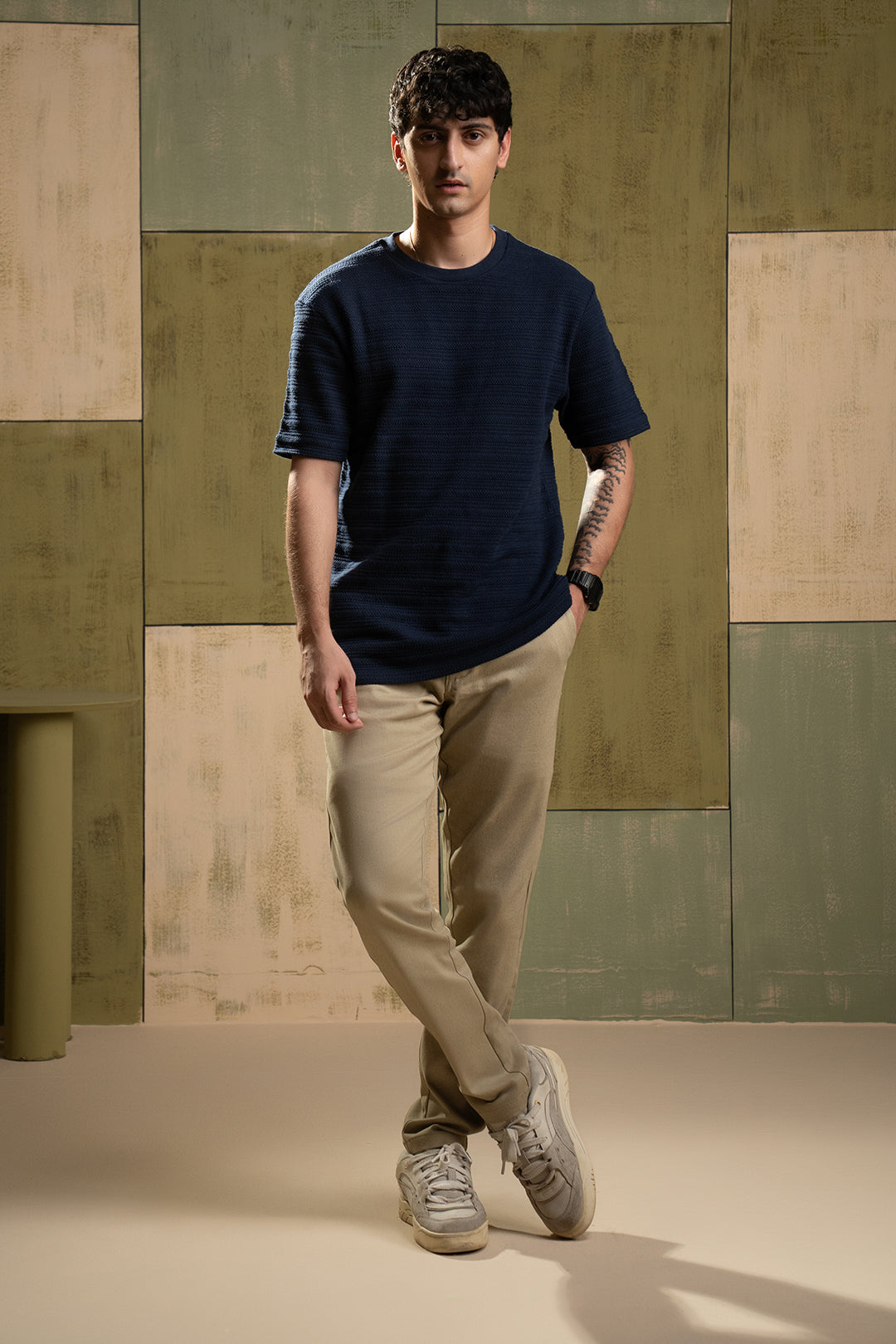 Textured T-Shirt - 5002