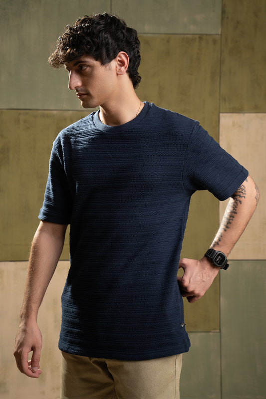 Textured T-Shirt - 5002