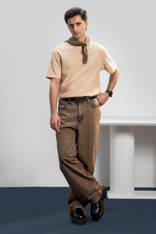 Textured T-Shirt - 5003