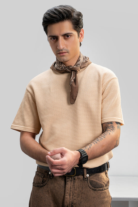 Textured T-Shirt - 5003