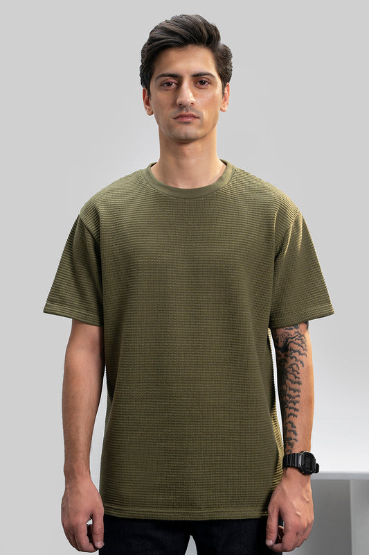 Textured T-Shirt - 5005