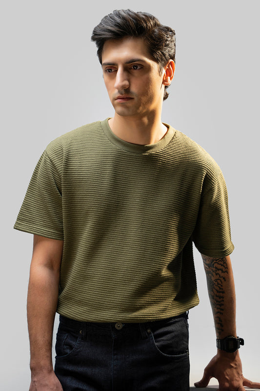 Textured T-Shirt - 5005