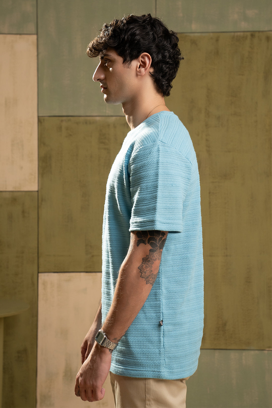 Textured T-Shirt - 5005