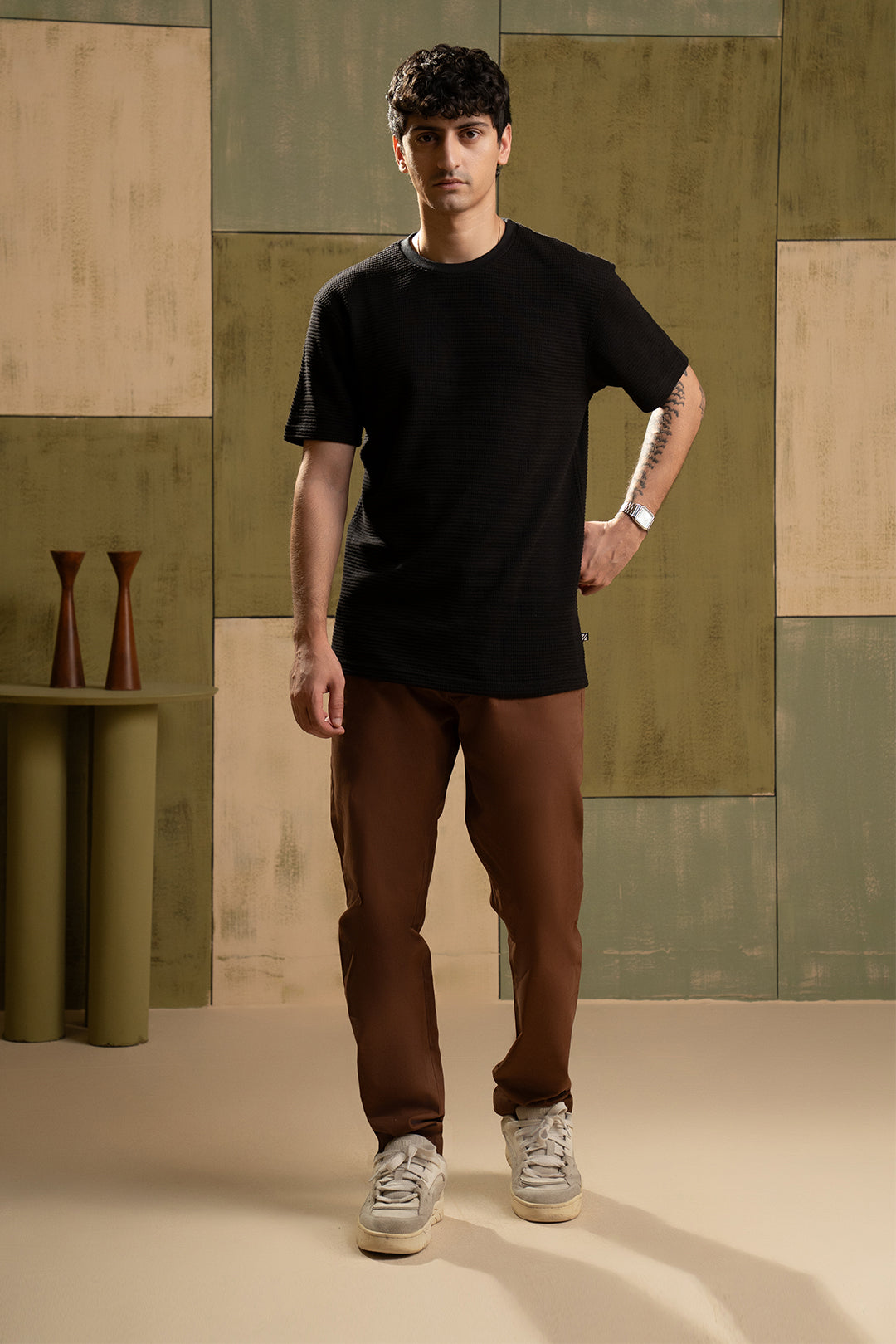 Textured T-Shirt - 5002