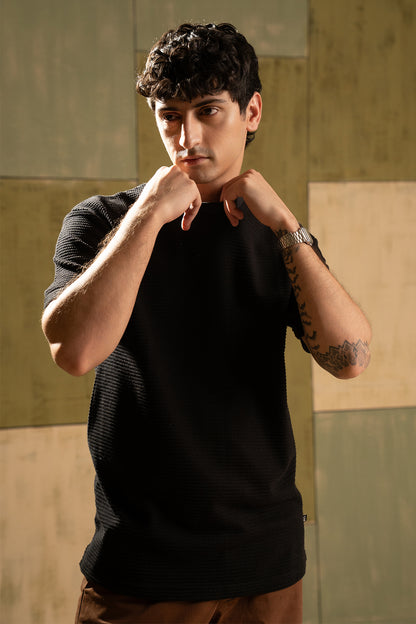 Textured T-Shirt - 5002