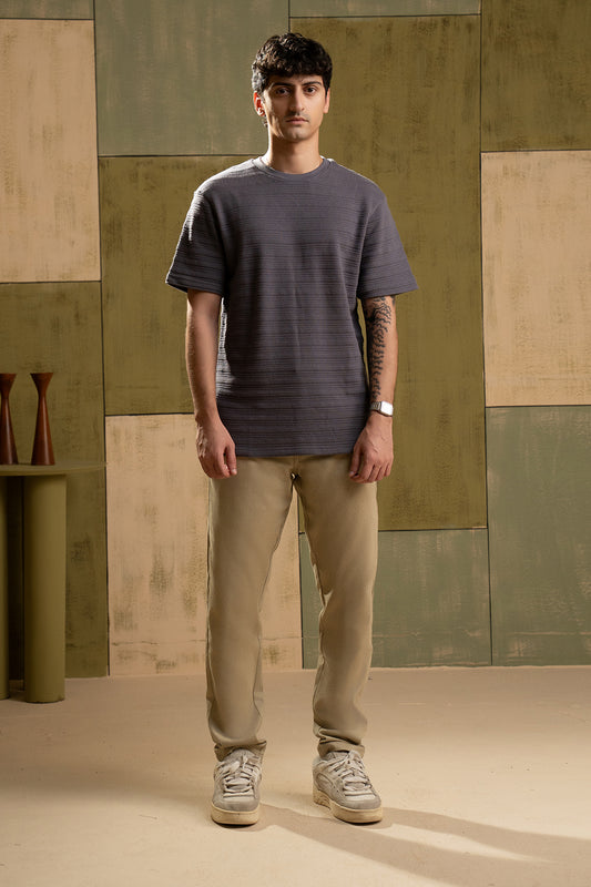 Textured T-Shirt - 5003