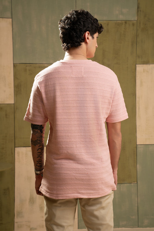 Textured T-Shirt - 5004