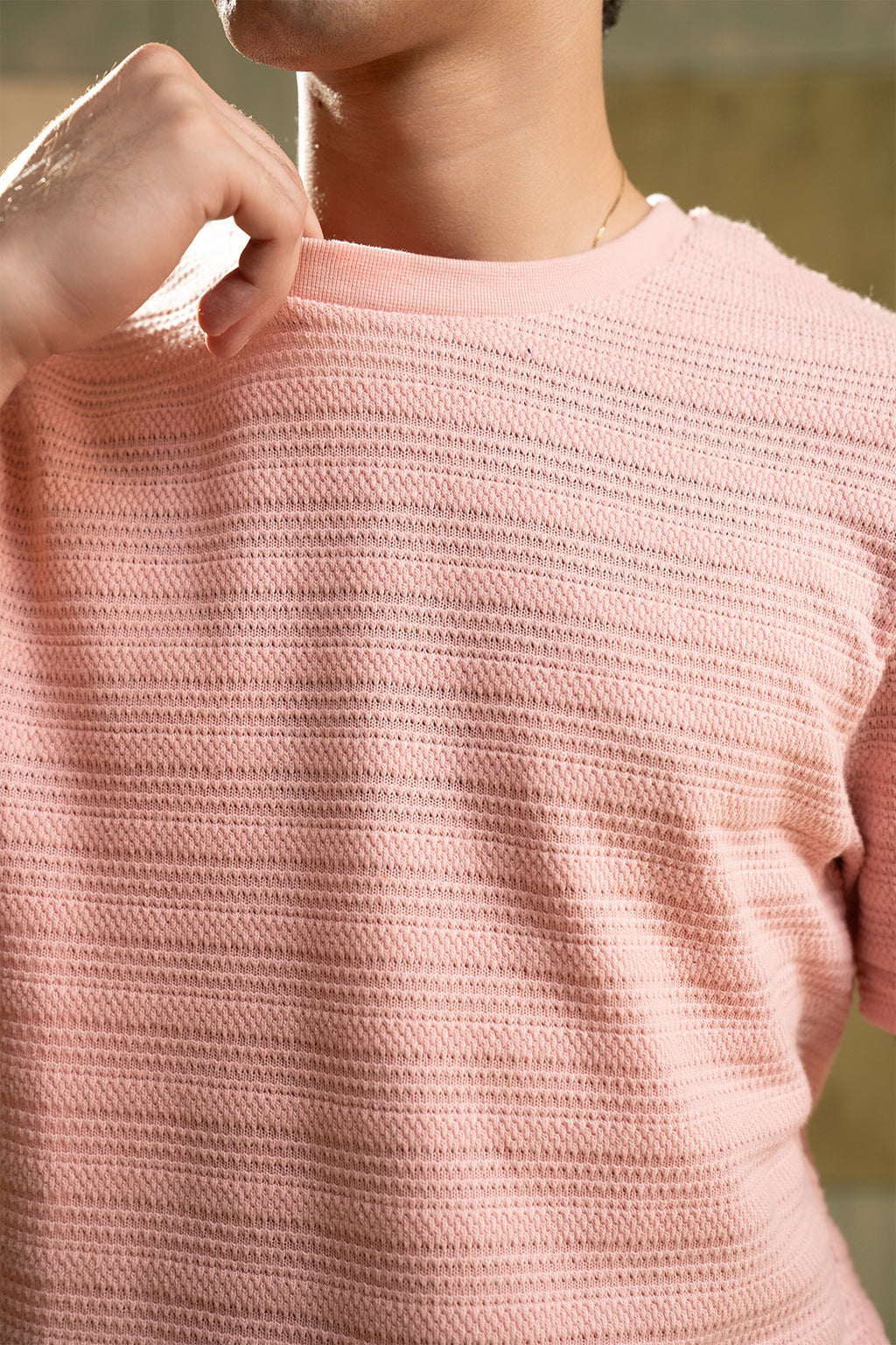 Textured T-Shirt - 5004