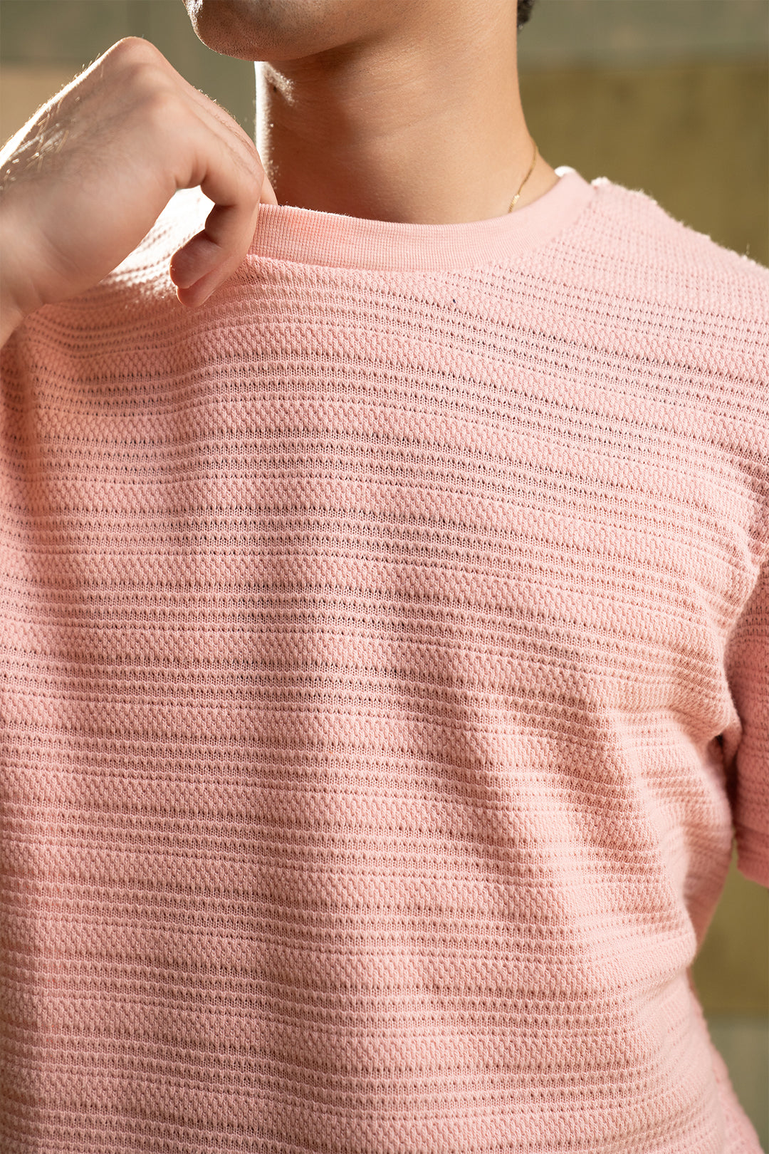 Textured T-Shirt - 5004