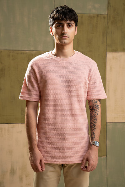 Textured T-Shirt - 5004
