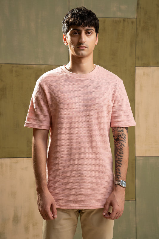Textured T-Shirt - 5004