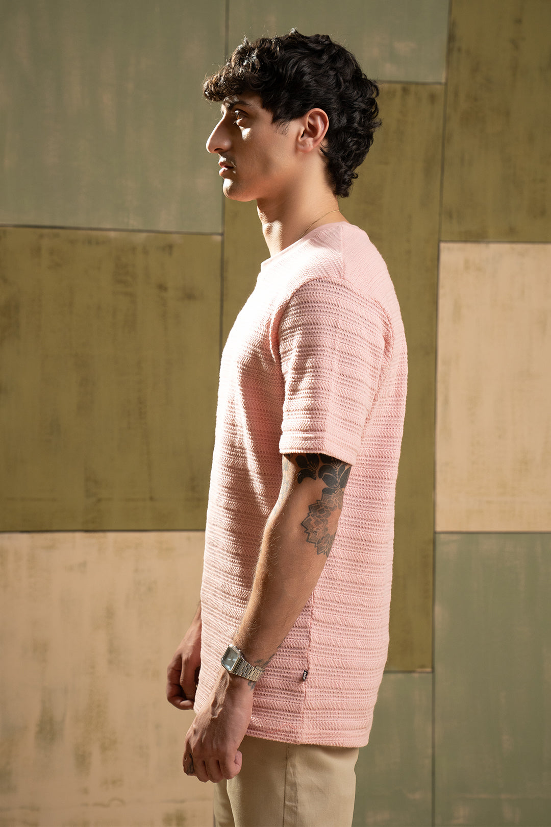Textured T-Shirt - 5004