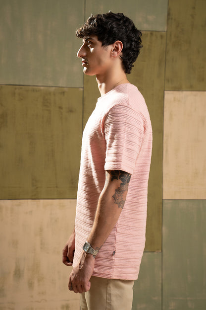 Textured T-Shirt - 5004