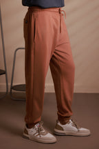 Knitted Relaxed-Cuff Pant - 5003