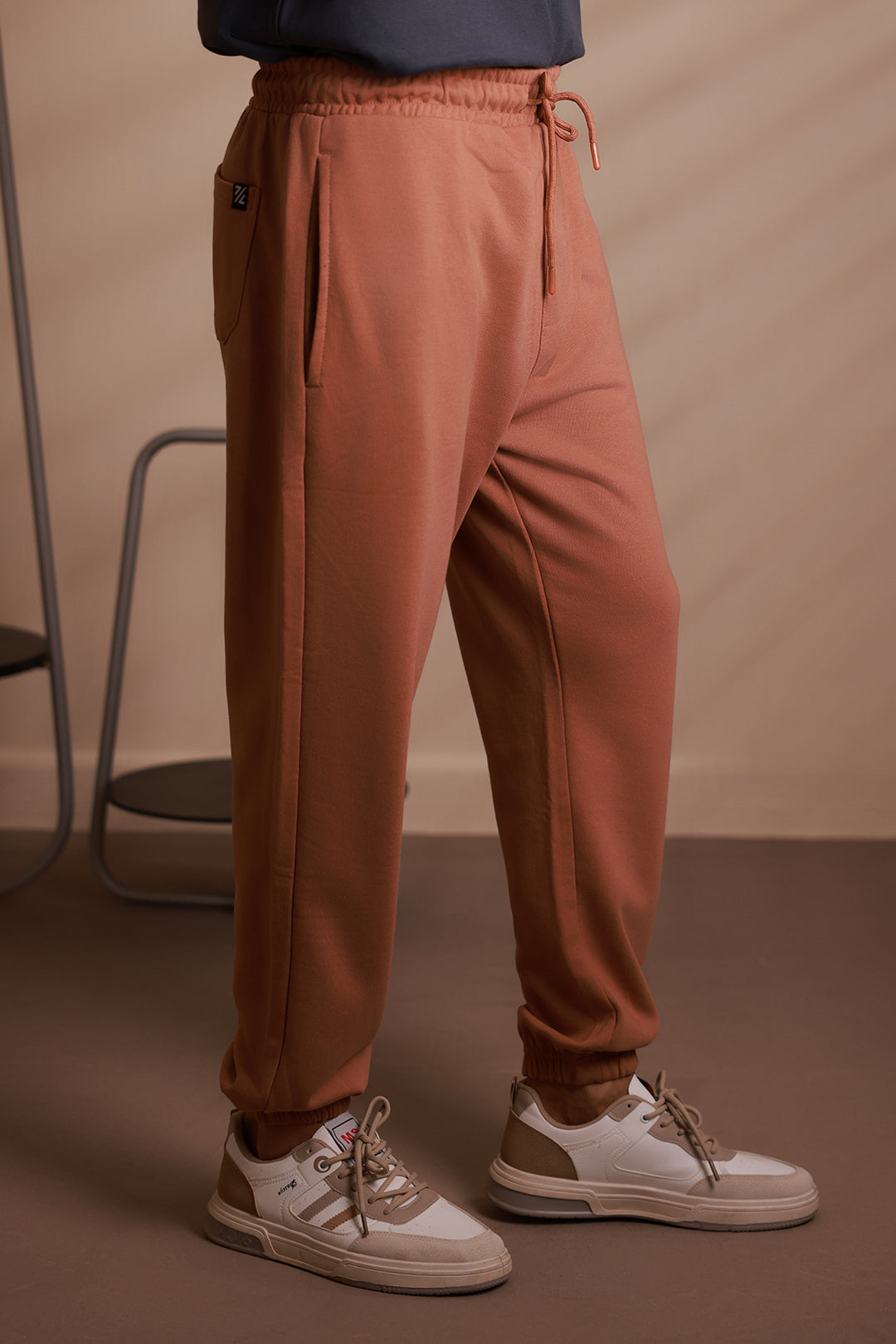 Knitted Relaxed-Cuff Pant - 5003