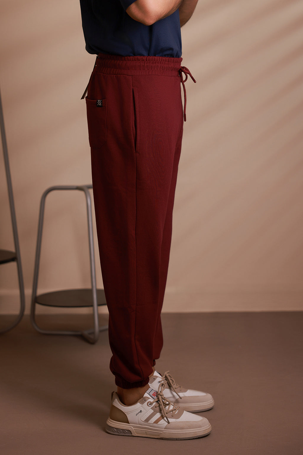 Knitted Relaxed-Cuff Pant - 5003