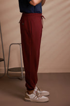 Knitted Relaxed-Cuff Pant - 5003