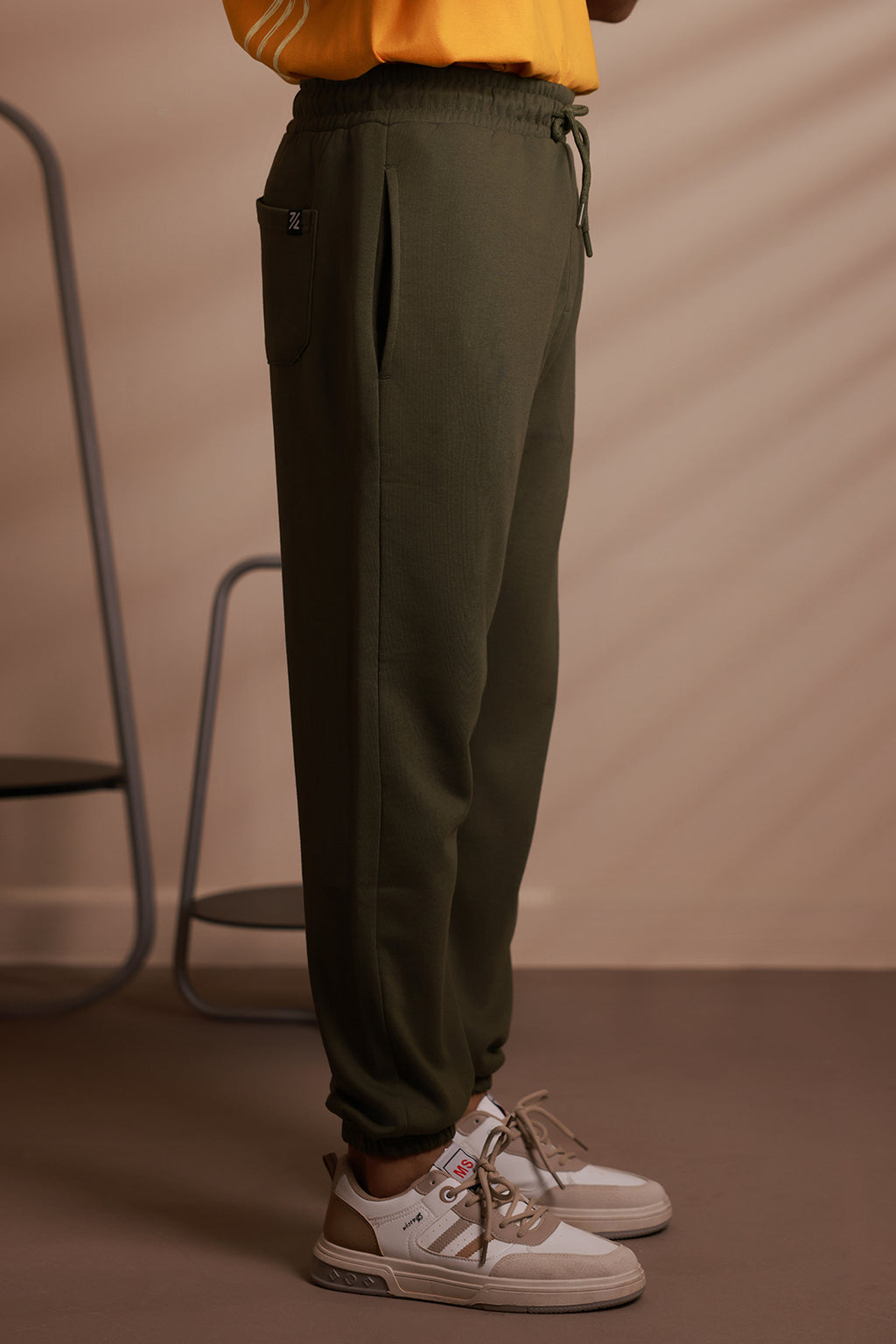Knitted Relaxed-Cuff Pant - 5003