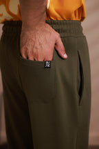 Knitted Relaxed-Cuff Pant - 5003