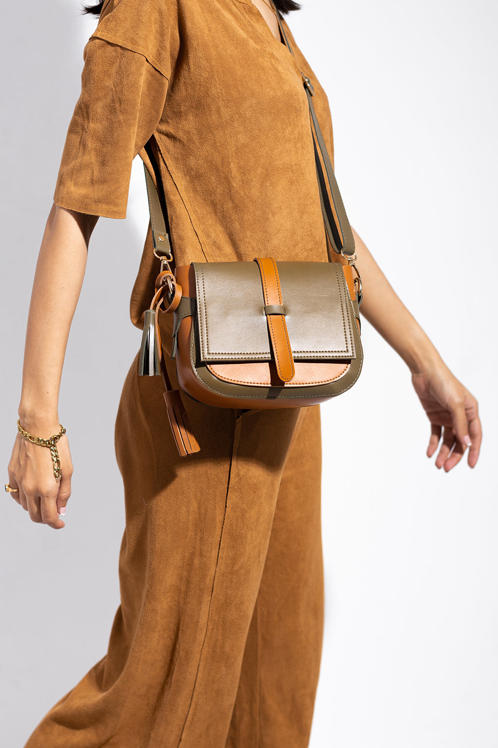 Cross-Body Bags - E003|Green