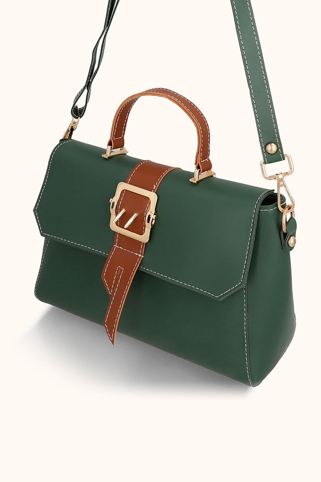 Cross-Body Bag - 0100|Green
