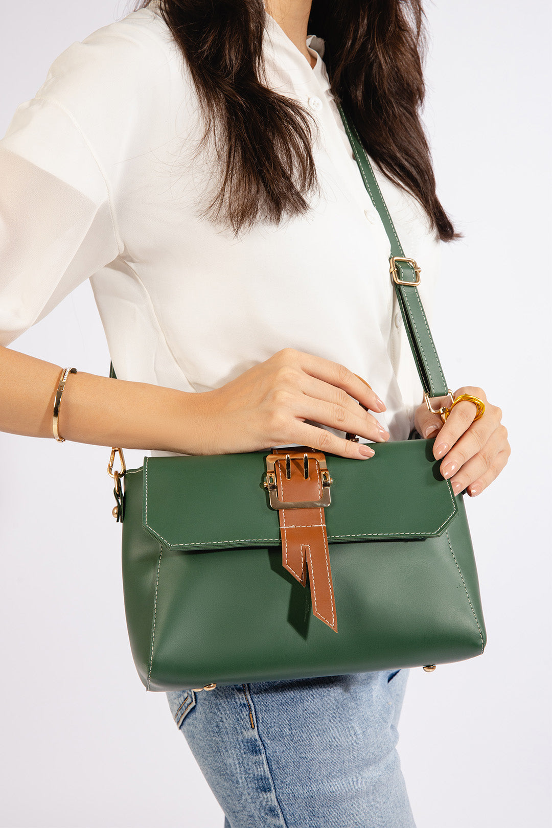 Cross-Body Bag - 0100|Green