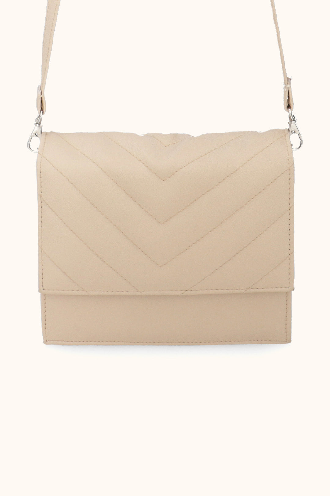 Cross-Body Bag - E026|Beige