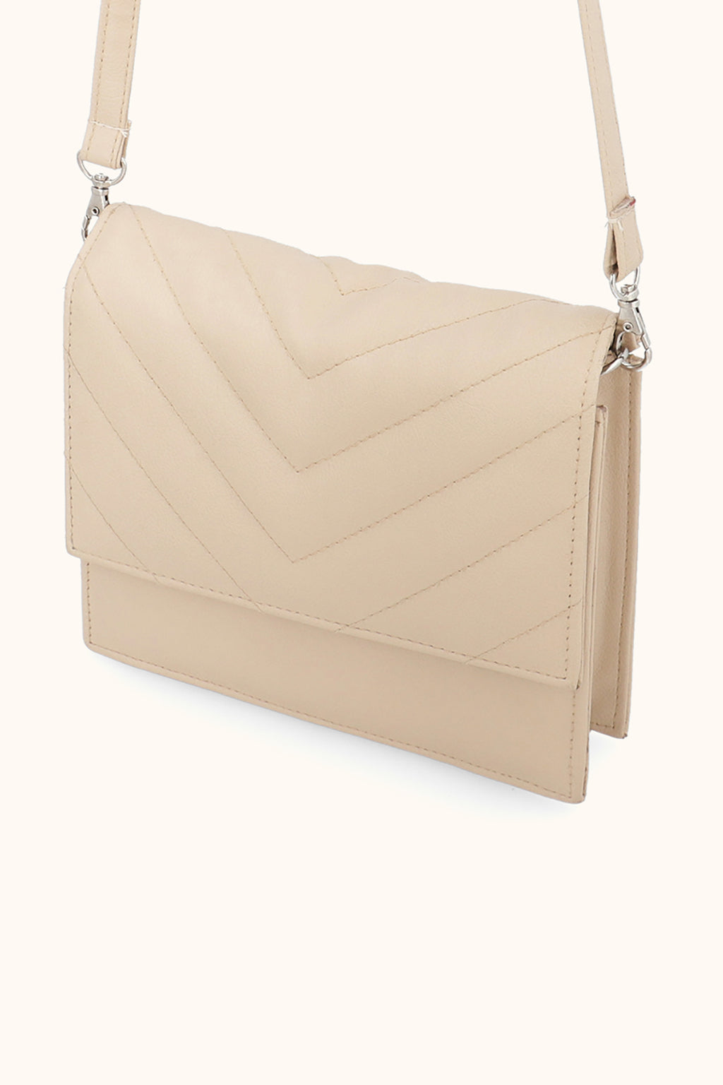 Cross-Body Bag - E026|Beige