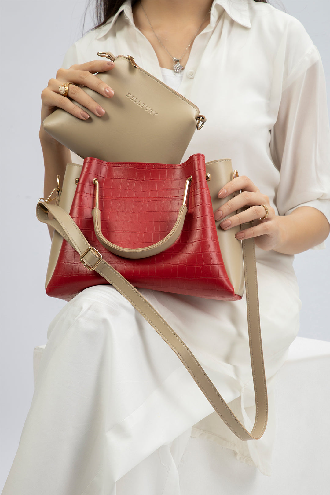 Cross-Body Bags - E053|Brown