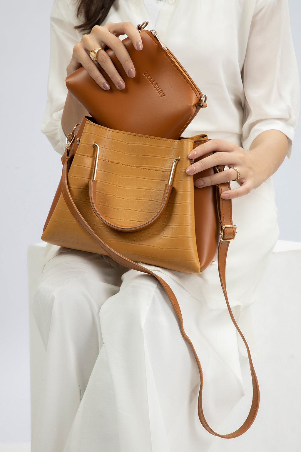 Cross-Body Bags - E053|Brown