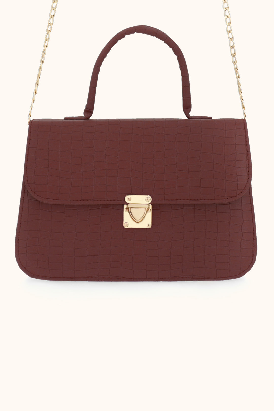 Cross-Body Bag - E060|Beige