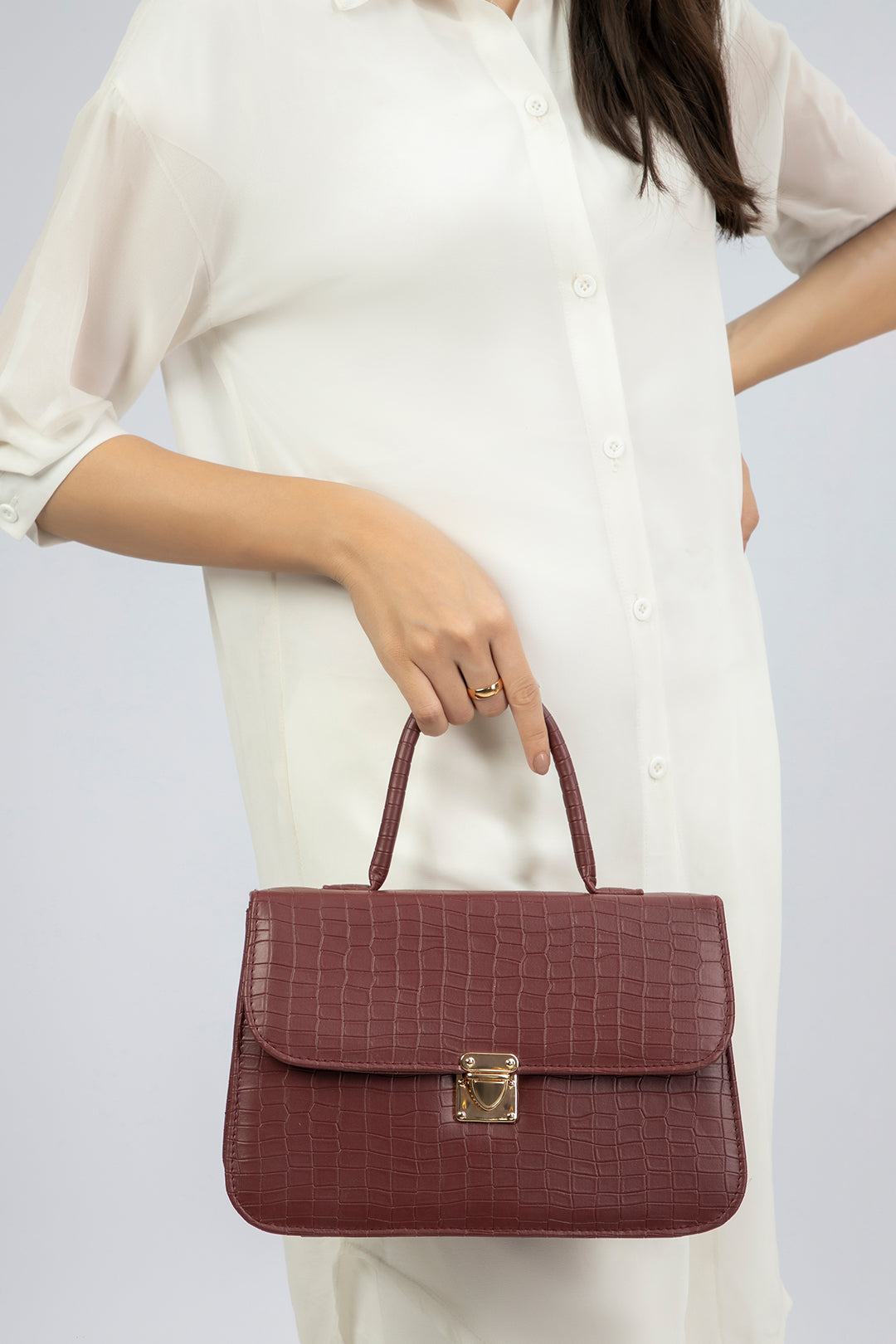 Cross-Body Bag - E060|Beige