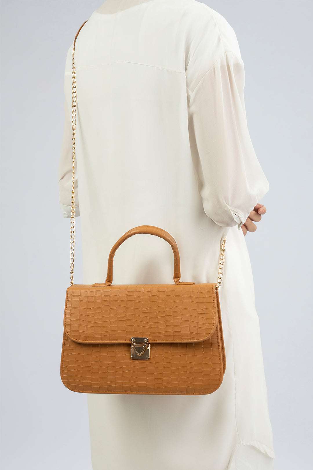 Cross-Body Bag - E060|Beige