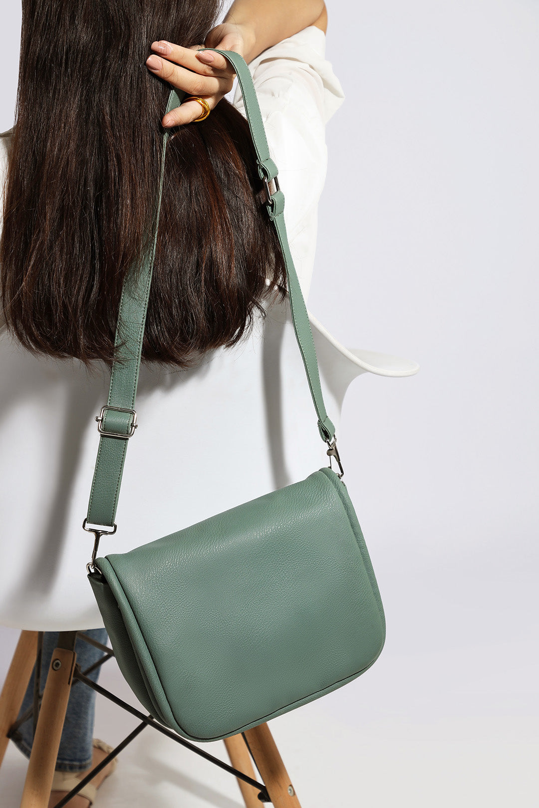 Cross-Body Bags - E066|Beige
